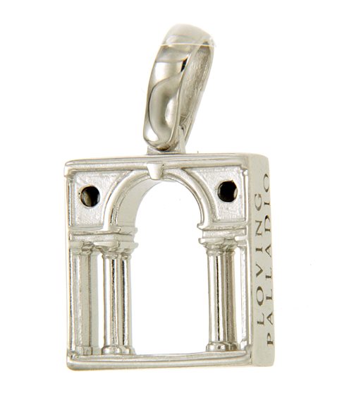 Anhänger Loving Palladio  3D in Silber GRB02 SERLIANA - GRB02 SERLIANA